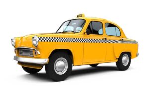 Classic taxi cab